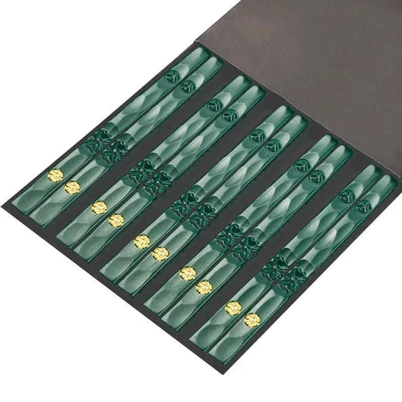 5Pairs High Quality Japanese Non-Slip Chopsticks Korean Home Hotel Restaurant Portable Healthy Food Stick For Sushi Chopsticks